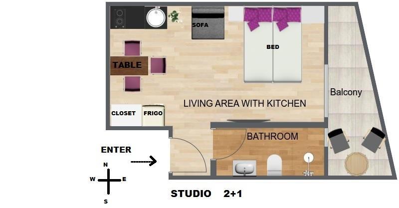 Apartments Ursic Mb Brela Ruang foto