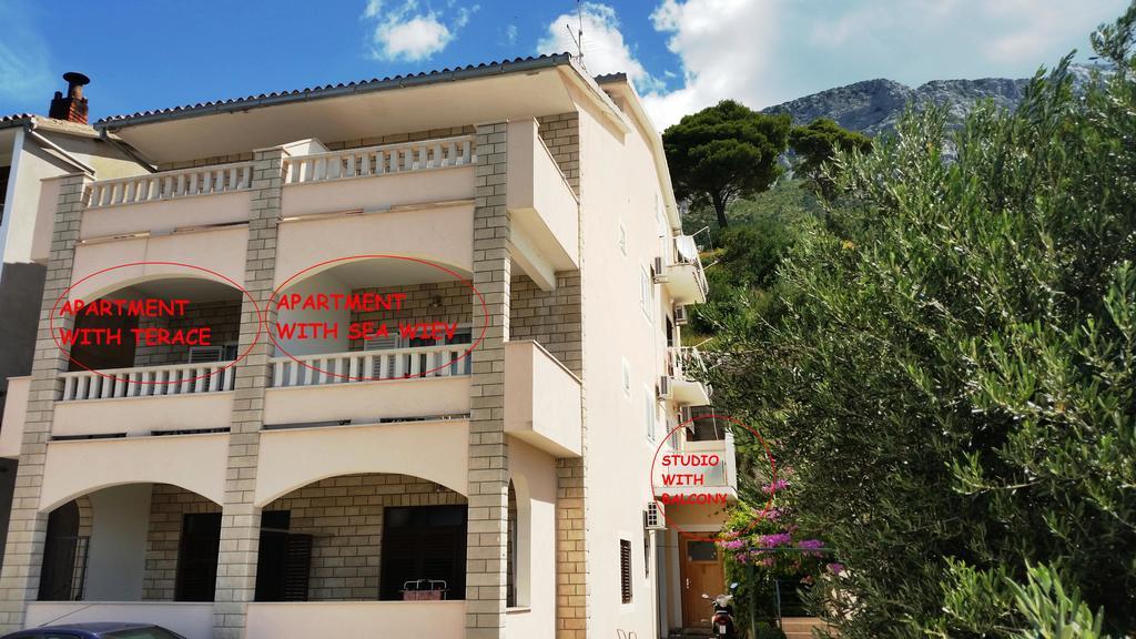 Apartments Ursic Mb Brela Bagian luar foto